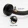 NearMoon S Shaped Shower Head Riser Pipe, Shower Extender Arm with Flange, Standard 1/2" Connection- Bathroom Accessory, 12 Inch (1 Pack, Matte Black.