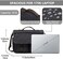 VASCHY 15. 6 inch Laptop Shoulder Bag Vintage Waterproof Oilcloth Shoulder Bag with Padded Shoulder Strap.