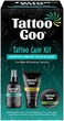 Tattoo Goo Aftercare Kit Includes Antimicrobial Soap, Balm, and Lotion, Tattoo Care for Color EnhancementQuick Healing - Vegan, Cruelty-Free, Petroleum-Free (3 Piece Set.