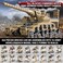 MISTBUY WW2 Army Building Blocks Toys Set Compatible with Lego, Create a German Dora Cannon or 16 Small Military Vehicles, with 20 Toy Soldiers, for Boys Kids Age 6 7 8 Year Old.