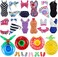 E-TING 11 Items= 3Pcs Doll Beach Bikini Swimsuit3Pcs Swim Ring5Pairs Shoes for 11. 5 inch Girl Doll（Random Style.