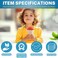 أكواب Smygoods الورقية البيضاء المخروطية للاستخدام مرة واحدة (عبوة من 200 كوب - 4.5 أونصة) صديقة للبيئة، مانعة للتسرب، مثالية للمناسبات، مبردات المياه، ترطيب سريع، تنظيف فعال.