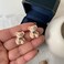 Pingyongchang 3 Pairs Kawaii Funny Plush Bear Stud Earrings Cute Cartoon Animal Bowknot Bear Earring for Women Fashion Jewelry.