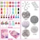 HSWE 263 PCS Charm Bracelet Making Kit,Colorful Gummy Candy Bear Milk Tea Lollipop Flower Pendant Charms Cute Funny Mushroom Earring Necklace DIY Jewelry Craft Making for Girls Teens.