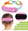 RUIGAO Swim Goggles For Kids 6-14, Kids Goggles for Swimming, Rainbow Swim Goggles with Strap Cover for Girls （ MermaidUnicorn.