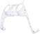 eXtremeRate Clear Decorative Trim Shell Compatible with p s 5 Controller, DIY Replacement Clip Shell, Custom Plates Cover Compatible with p s 5 Controller with Accent Rings.