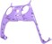 eXtremeRate Clear Atomic Purple Decorative Trim Shell Compatible with p s 5 Controller, DIY Replacement Clip Shell, Custom Plates Cover Compatible with p s 5 Controller with Accent Rings.
