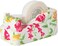 VIBRANZ LAB Cute Tape Dispenser Desk Home Office Desk Supplies Fun Desk Accessories Floral Office Tape Dispensers Cute Office Supplies for Women Desk Weighted Non-Skid Non-Slip Base Set of 2.