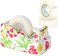 VIBRANZ LAB Cute Tape Dispenser Desk Home Office Desk Supplies Fun Desk Accessories Floral Office Tape Dispensers Cute Office Supplies for Women Desk Weighted Non-Skid Non-Slip Base Set of 2.