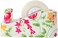 VIBRANZ LAB Cute Tape Dispenser Desk Home Office Desk Supplies Fun Desk Accessories Floral Office Tape Dispensers Cute Office Supplies for Women Desk Weighted Non-Skid Non-Slip Base Set of 2.