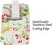 VIBRANZ LAB Cute Tape Dispenser Desk Home Office Desk Supplies Fun Desk Accessories Floral Office Tape Dispensers Cute Office Supplies for Women Desk Weighted Non-Skid Non-Slip Base Set of 2.