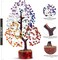 YUVDIPR Seven Chakra Tree of Life -Crystal Tree-Healing Crystals Feng Shui StatuesFigurines Reiki Crystal Balancing Home D&eacute;cor Money Bonsai Feng Shui Bracelet Spiritual Decoration Good Luck Aura Clean