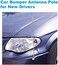 Hypersonic 2-Pack Car Bumper Corner Antenna Pole Adjust Driving Parking Marker Protector for Green Hand in Driving Fit Universal Car.