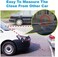 Hypersonic 2-Pack Car Bumper Corner Antenna Pole Adjust Driving Parking Marker Protector for Green Hand in Driving Fit Universal Car.