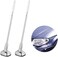 Hypersonic 2-Pack Car Bumper Corner Antenna Pole Adjust Driving Parking Marker Protector for Green Hand in Driving Fit Universal Car.