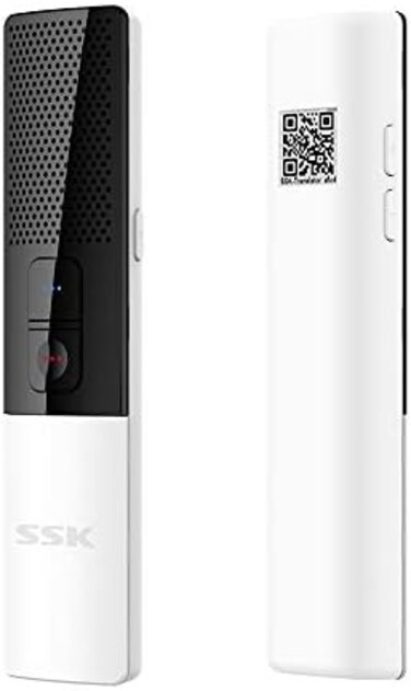 SSK Portable Foreign Language Translators Device with Connecting Smartphone by Bluetooth Support 86 Languages Two-Way Instant Translation Voice Language Translator for Travelling Learning Business.