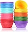 Gifbera Colored Mini Paper Cupcake Liners Vibrant Muffin Baking Cups 400-Count.