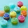 Gifbera Colored Mini Paper Cupcake Liners Vibrant Muffin Baking Cups 400-Count.