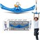 مجموعة YAMIPROBI Ninja-Twister Swing Spins: ملحقات حبل التوازن - لعبة لف ودوران بمقبض 360 درجة لتفعيل قوى النينجا - ملحقات محارب النينجا - ألعاب نينجا معلقة للأطفال للملعب والفناء الخلفي.
