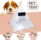 GeerDuo Pet Teepee Dog (سرير PuppyCat - خيم محمولة للحيوانات الأليفة للكلاب (PuppyCat (أبيض.