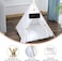 GeerDuo Pet Teepee Dog (سرير PuppyCat - خيم محمولة للحيوانات الأليفة للكلاب (PuppyCat (أبيض.
