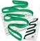 Trideer Stretching Strap Yoga Strap for Physical Therapy, Pilates, Exercise, 10 Loops, Green, Polyester.
