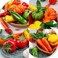 Lorigun 16 Pieces/Set Artificial Vegetables Simulation Vegetables Decoration Kitchen Home Decor Realistic Fake Vegetables Decor Set Photo Props.