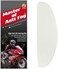 XII WANG YE GOOD NEWS Universal Motorcycle Helmet Shield Anti Fog Film,Clear Visor Lens Insert Fog Resistant 3. 74" x 9. 64".