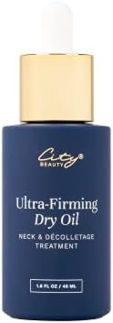 City Beauty Ultra-Firming Dry Oil - NeckD&eacute;colletage Treatment - HydrateLift - Solution for Crepey Skin, Sagging,Wrinkles - Non-Greasy Formula - Anti-Aging Cruelty-Free Skin Care.