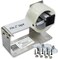 LDS Industry 2 inches Desktop Table Top/Wall Mounted Tape and Label Dispenser, Large Desktop Tape Dispenser for 2'' Tape, Stainless Steel Frame with Sucktion Cup Sucker TTD-02.