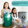 ASSURED SIGNS Recycle Sticker for Trash Can - Perfect Bin Labels - 5" by 5" - Ideal Signs for use on Home or Office Refuse Bins - Suitable for Indoor and Outdoor use - 2 Pack - Green for Recycling, Bl