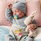 JIZHI Lifelike Reborn Baby Dolls - 17 Inch Realistic Newborn Baby Dolls Real Life Baby Dolls Full Vinyl Poseable Body Sleeping Baby Boy with Feeding Kit for Children 3.