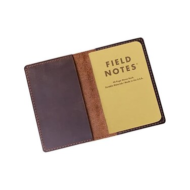 by 
		 Fan&amp;Ran FanRan Genuine Leather Journal Cover for Field Notes Notebooks, Moleskine Cahier Journal Pocket 3. 5 x 5. 5 Inches, Bourbon Brown.