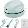 prowithlin Desktop Vacuum Cleaner USB Charging with Vacuum Nozzle Cleaning Brush Detachable DesignPortable Mini Table Dust Vaccum Cleaner Best Cleaner for Cleaning Dust Crumbs Piano Computer Car Etc.