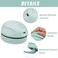 prowithlin Desktop Vacuum Cleaner USB Charging with Vacuum Nozzle Cleaning Brush Detachable DesignPortable Mini Table Dust Vaccum Cleaner Best Cleaner for Cleaning Dust Crumbs Piano Computer Car Etc.
