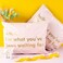 RUSPEPA Poly Mailers Shipping Bags Business Text Printed Pink with Gold Print, 10 x 13 Inches, Pack of 100.
