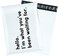 RUSPEPA Poly Mailer Shipping Bag with Self Sealing, Business Text Printed Design 2. 3 Mil Heavy Duty Self Seal Mailing Envelopes, 100 Pack 10 x 13 inches, White.