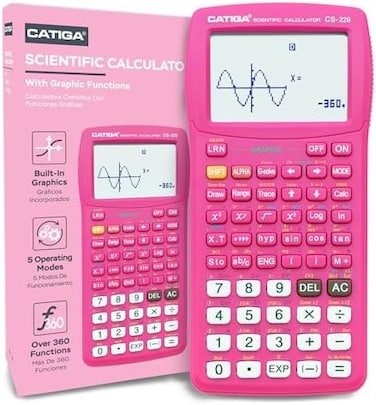 CATIGA Scientific Calculator with Graphic Functions - Multiple Modes with Intuitive Interface - Perfect for Students of Beginner and Advanced Courses, High School or College.