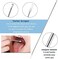 Nuanchu Tonsil Stone Removal Set Includes 4 Stainless Steel Tonsil Stone Removal Tools and 100 Long Swabs with 1 Curved Irrigator Syringe to Get Rid of Bad Breath.
