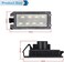 مجموعة مصابيح لوحة ترخيص LED من MbuyDIY متوافقة مع سيارات جراند شيروكي WK 14-17 باتريوت 2014-2021، لون أبيض 6000K، عبوة من قطعتين.