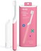 Quip Sonic Toothbrush for Kids - Timed Electric Toothbrush with Small Replaceable Brush Head - Soft Bristles, Rubber Handle, 3 Month Battery Life - Travel Toothbrush - Pink.