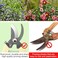 MEPEREZ 2PCS Advanced garden shears,pruning shears for gardening,premium gardening scissors,orchard pruning,flower picking,t flowers and trees,Lightweight and sharp shears gardening tools.