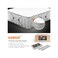 KAMSIN K-SC760 16 Gauge Pneumatic C Ring Gun Kit 1/2-Inch Crown Air Power Hor Ring Gun, 3. 0-4. 8mm Closure Diameter C Ring Stapler Hog Ring Stapler for Spring Mattress, Fencing, Wire Cages, Car Seat.