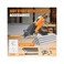 KAMSIN K-SC760 16 Gauge Pneumatic C Ring Gun Kit 1/2-Inch Crown Air Power Hor Ring Gun, 3. 0-4. 8mm Closure Diameter C Ring Stapler Hog Ring Stapler for Spring Mattress, Fencing, Wire Cages, Car Seat.