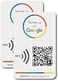 MESSAGENES Review Us on Google QR Code StickersReusable Smart QR Code and NFCPack 2 NFC Card Size Sticker UnitsEasy ReviewsModify Link Whenever You WantGoogle Decal for Business.