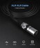 GearIT XLR to XLR Microphone Cable (1. 5 Feet, 2 PackXLR Male to Female Mic Cable 3-Pin Balanced Shielded XLR Cable for Mic Mixer, Recording Studio, Podcast - Black, 1. 5Ft, 2 Pack.