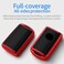 Tukellen for New Mazda Key Fob Case Cover with Keychain 4-Buttons.