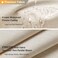 BTTN Fabric Shower Curtain, Linen Textured Heavy Duty Polyester Cloth Shower Curtain Set with 12 Plastic Hooks, Hotel Luxury Waterproof Decorative Shower Curtains for Bathroom - 72"x72" - Beige/Cream.