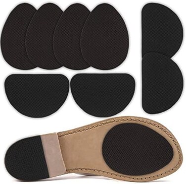 ZBLGO Non-Slip Shoes Pads Sole Protectors Adhesive, High Heels Anti-Slip Shoe Grips (Black 4pairs.