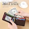RUNBOX Slim Money Clip Wallets for Men RFID Blocking 11 Card Holder Minimalist Small Leather Bifold Men's Front Pocket Wallet Gift Box.
